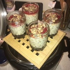A picture of Instant Pot: Mason Jar Cheesecake.