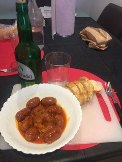 Una foto de Chorizos a la sidra