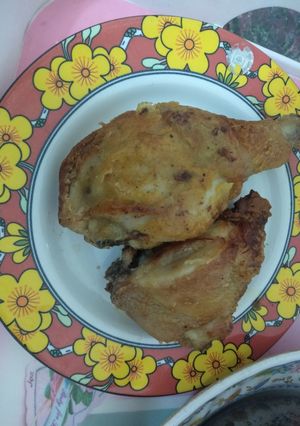 Hình của món Gà chiên bằng NCKD.