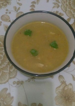 صورة لوصفة حساء الدجاج