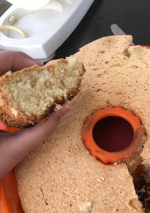 Una foto de Torta de vainilla casera