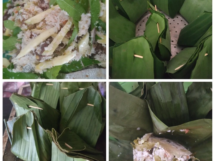 Cara Simple Membikin Resep  Pepes ikan tongkol mangga muda yang Enak Banget, Menggugah Selera