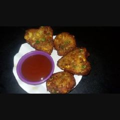 Potato corn cutlet A picture of Potato corn cutlet.