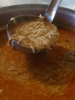 Una foto de Sopa de mejillones