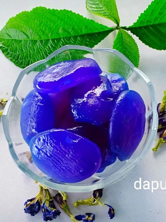 Cara Mudah Membikin Resep Kolang Kaling Bunga Telang yang  Bikin Ketagihan Anti Ribet, Bikin Ngiler