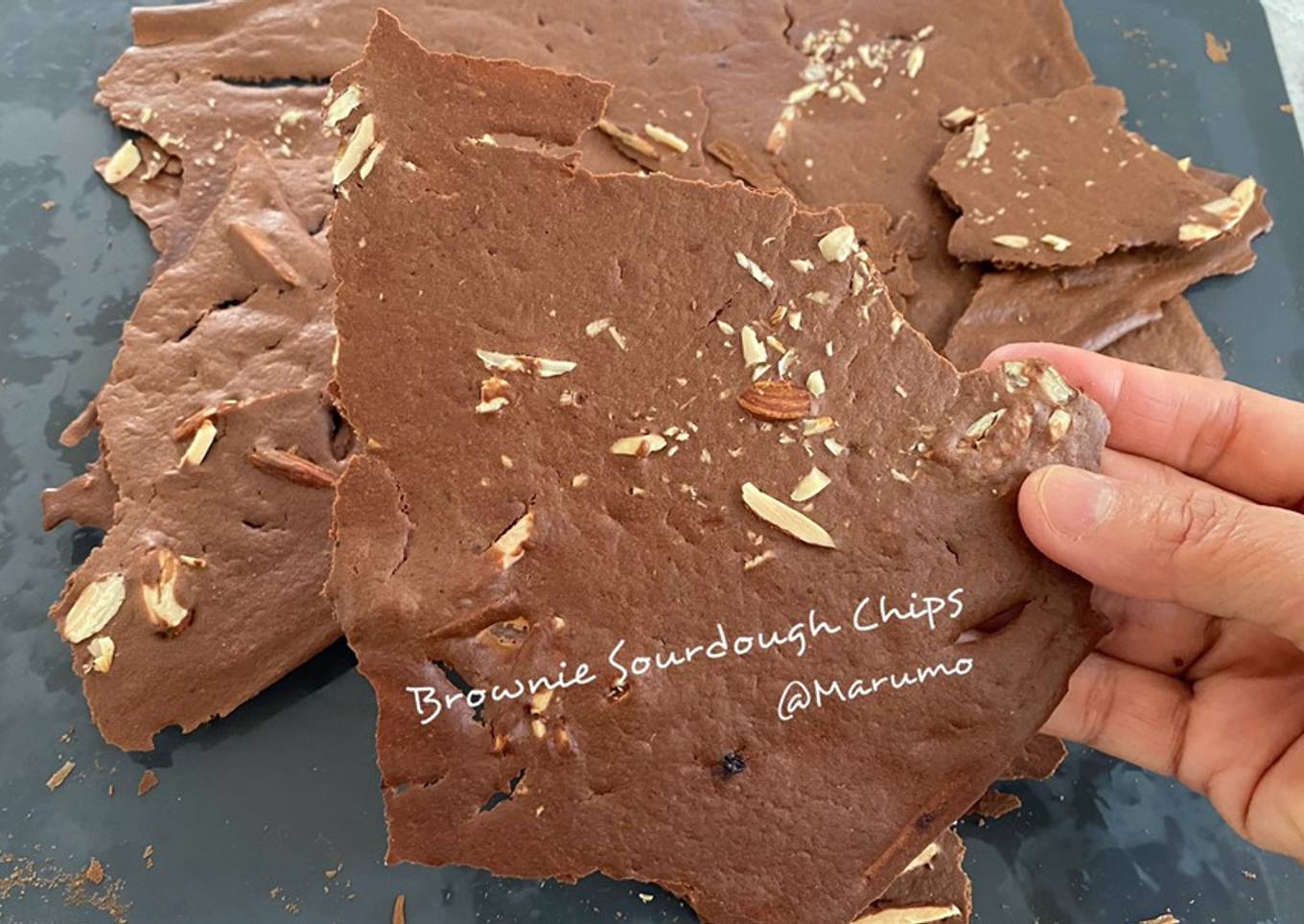 Brownie Sourdough Chips