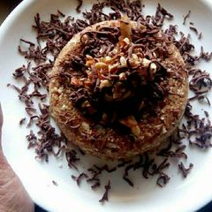 A picture of Dalia (Broken wheat) oats ring stuffed with dryfruits.