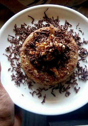 A picture of Dalia (Broken wheat) oats ring stuffed with dryfruits.