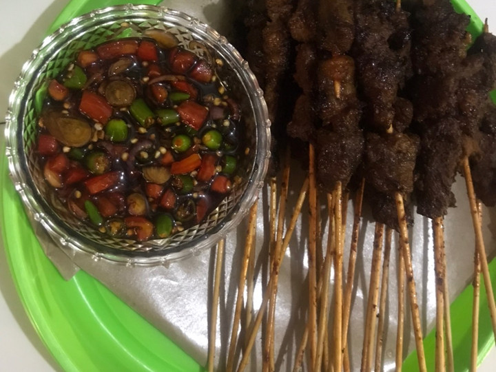 Resep Sate daging sapi yang Lezat