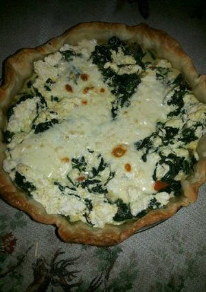 Una foto de Tarta de espinaca y ricota