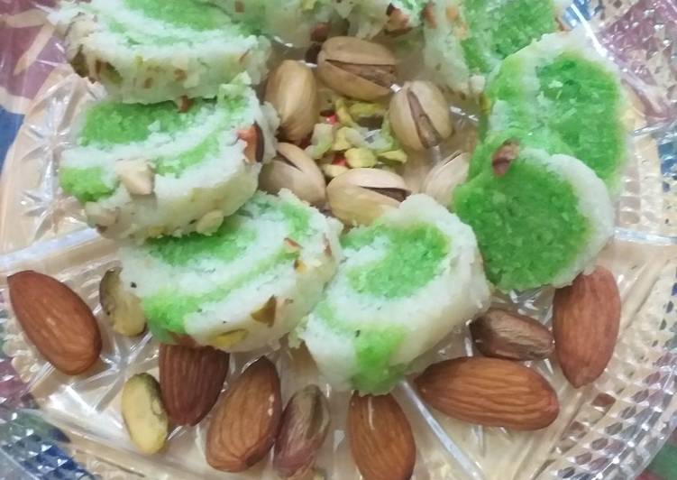 Recipe of Homemade Coconut roll methai