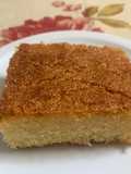 Vegan Semolina Cake (Samali) with Coconut Milk – No Oil