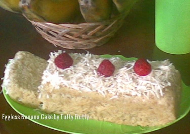 Eggless Banana Cake