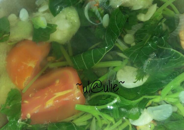 Cara Diet EnakSayur bening bayam