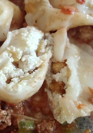 Una foto de Capeletis de Ricota, queso azul y nuez o del relleno que ames