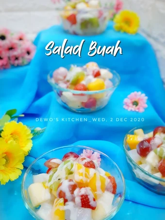 Langkah Gampang Membikin Resep Salad Buah Yoghurt yang Uenak Anti Ribet, Mantap Sekali
