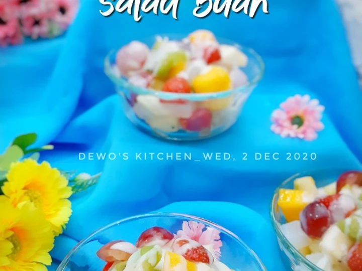 Cara Mudah Membuat Resep Salad Buah Yoghurt yang Lezat Anti Ribet, Bikin Ngiler