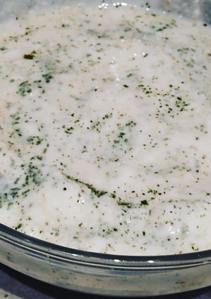 A picture of Healthy Mint Raita.