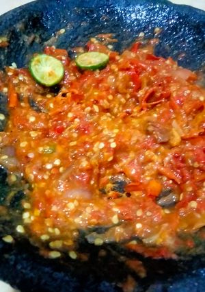 Foto resep Sambel Terasi Jeruk Limo
