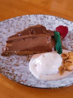Una foto de Cheesecake de chocolate saludable