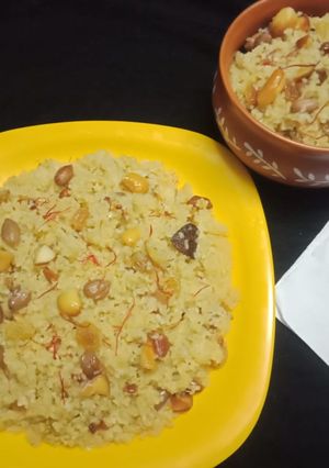 फाडा लापसी (Fada lapsi recipe in Hindi) रेसिपी मुख्य फोटो