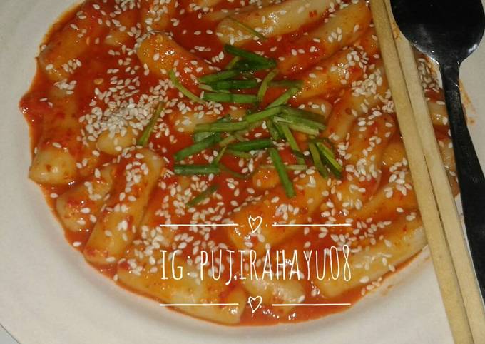 Resep 떡볶이 (Tteokbokki) / Kue Beras Pedas Manis Korea oleh Resep 떡볶이 (Tteokbokki) / Kue Beras Pedas Manis Korea oleh