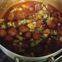 A picture of Veg manchurian.