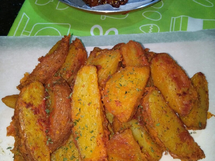 Cara Gampang Membuat Homemade Cheese Potato Wedges yang Menggugah Selera