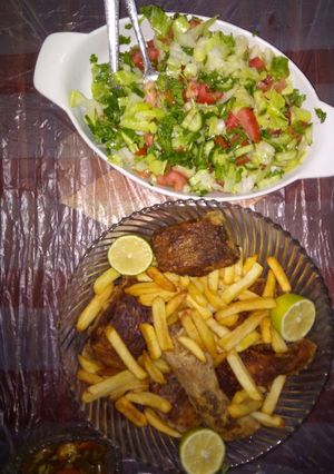 صورة لوصفة سمك مقلي