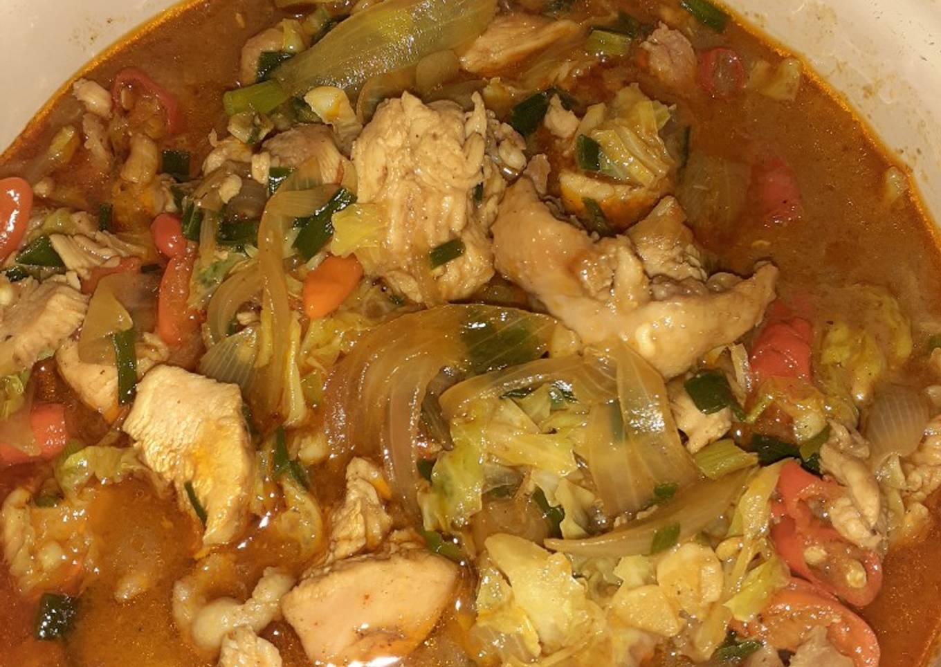 Ayam mentega saos tiram