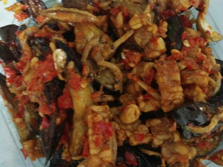 Wajib coba! Bagaimana cara memasak 7. Sambal teri, jengkol, terong ungu, tempe  nagih banget