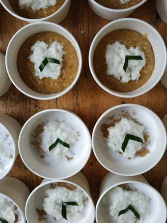 Langkah Gampang Membuat Resep Bubur merah putih yang Uenak Anti Ribet, Uenak Banget