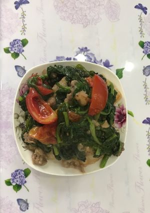 Hình của món Phở chiên phồng.