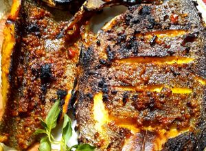 Foto resep Baronang Bakar Asam Manis