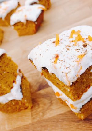 Una foto de Carrot cake saludable