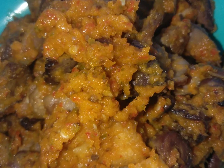 Langkah Mudah untuk Membikin Resep  Sambal goreng hati ampela tahu yang Enak Banget, Lezat Sekali