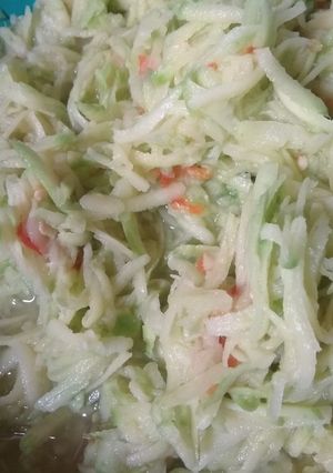 Foto resep Rujak mangga serut