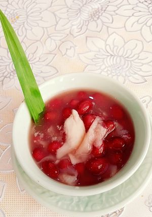Hình của món Chè đậu thận nấu dừa.