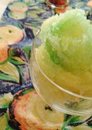 Una foto de Helado de chayote