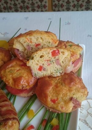 O poză a rețetei Brioșe și mini chec aperitiv.