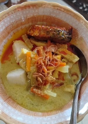 Foto resep Ketupat Sayur