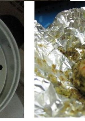 A picture of Crab n Chicken Paturi.
