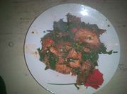 A picture of fried kales