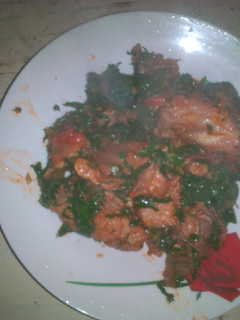 A picture of Fried beef.