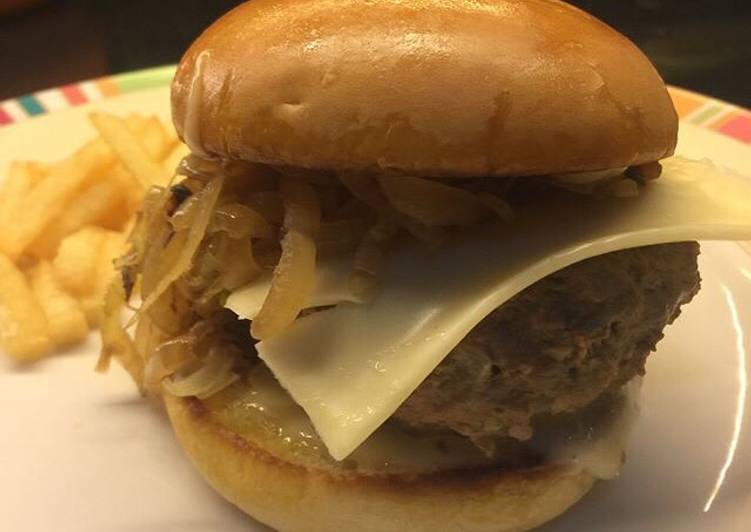 Cheese burger (beef patty with cheese) #5resepterbaruku