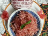 Pink Pomelo with Green Chili Chutney