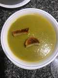 Crema de verdura de domingo en la noche