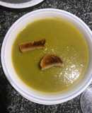 Crema de verdura de domingo en la noche