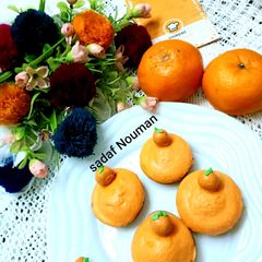A picture of Orange cup cake.