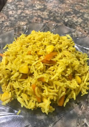 A picture of Masala bhat(rice).